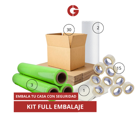 Kit Full Embalaje: Mudanza Segura y Organizada